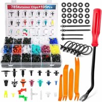 890 clip per rivetti in plastica, clip per auto, rivetti di fissaggio protettivi in plastica per auto, pannelli per portiere von TRIMEC
