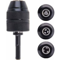 Adaptateur SDS Plus 2-13 mm, mandrin de perçage sans clé professionnel à verrouillage rapide, perceuse sans clé professionnelle 1/2-20 UNF avec von TRIMEC