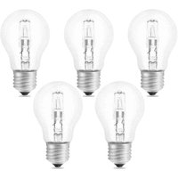 Halogenlampe E27 A55, 42W, dimmbar, AC 220-240V, 650lm, Warmweiß 2700K, klar, für Deckenleuchte, Schreibtischlampe, Wandleuchte, Stehlampe Halogenlampe E27 A55, 42W, dimmbar, AC 220-240V, 650lm, Warmweiß 2700K, klar, für Deckenleuchte, Schreibtischlampe, Wandleuchte, Stehlampe von TRIMEC