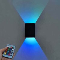 Applique LED da 5 W, luce d'atmosfera per interni con dimmer RGB - Faretto moderno da incasso - Illuminazione da parete in alluminio per soggiorno, von TRIMEC