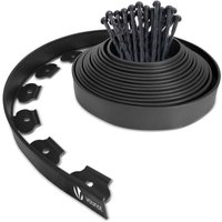 Bordo da giardino flessibile 10 cm x 10 metri con 30 picchetti di ancoraggio - Nero Bordo da giardino flessibile 10 cm x 10 metri con 30 picchetti di ancoraggio - Nero von TRIMEC