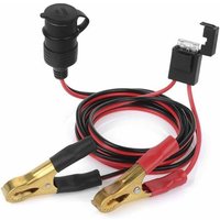 Câble d'extension de batterie de voiture 60 cm, connecteur femelle pour prise allume-cigare de voiture 12 V/24 V, pinces crocodiles Câble d'extension de batterie de voiture 60 cm, connecteur femelle pour prise allume-cigare de voiture 12 V/24 V, pinces crocodiles von TRIMEC