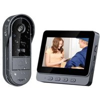 Campanello senza fili esterno impermeabile 1080p campanello wireless con telecamera con schermo ips 4.3 videocitofono wireless ip65 impermeabile Campanello senza fili esterno impermeabile 1080p campanello wireless con telecamera con schermo ips 4.3 videocitofono wireless ip65 impermeabile von TRIMEC