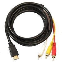 Cavo convertitore HDMI RCA 3 HDMI-RCA Cavo adattatore trasmettitore di trasmissione unidirezionale da HDMI RCA 1,5 m Cavo convertitore HDMI RCA 3 HDMI-RCA Cavo adattatore trasmettitore di trasmissione unidirezionale da HDMI RCA 1,5 m von TRIMEC