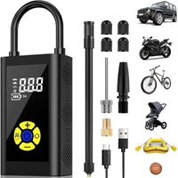 Compressore d'Aria Portatile, Versione Gonfiatore Pneumatici per Auto, Pompa per Bicicletta, Mini Compressore per Auto, Display LCD Digitale, 150 Compressore d'Aria Portatile, Versione Gonfiatore Pneumatici per Auto, Pompa per Bicicletta, Mini Compressore per Auto, Display LCD Digitale, 150 von TRIMEC