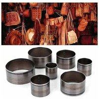 Coupe-cuir rond, outils de découpe pour cuir 7 pièces, ensemble de poinçons creux, ensemble de poinçons manuels pour cuir, coupe-cuir, matrice de von TRIMEC