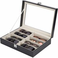 Custodia per occhiali, espositore per occhiali in similpelle, custodia per occhiali da sole con vetrina in vetro Custodia per occhiali, espositore per occhiali in similpelle, custodia per occhiali da sole con vetrina in vetro von TRIMEC