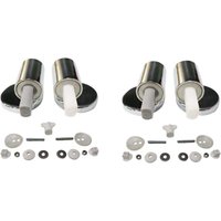 Traditionelles und modernes 2-teiliges Toilettensitz-Ersatzset mit Schnellverschluss- und Soft-Close-Scharnieren, Top-Mount-Scharniere von TRIMEC