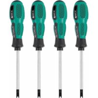 Jeu de 4 embouts de tournevis, tournevis magnétique CR-V à fente en U, kit d'outils à main multifonctions von TRIMEC