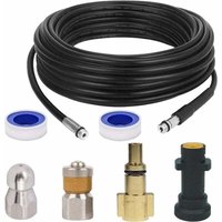 Abflussreinigungsset – Abwasserschlauch für Hochdruckreiniger Kärcher K2, K3, K4, K5, K6, K7 und Lavor – 15 m – Abwasserrohrreinigungsset Abflussreinigungsset – Abwasserschlauch für Hochdruckreiniger Kärcher K2, K3, K4, K5, K6, K7 und Lavor – 15 m – Abwasserrohrreinigungsset von TRIMEC
