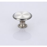 10 pezzi Maniglia per porta cassetto argento, Pomello per mobili da 30 mm, Pomelli per cassetti rotondi a foro singolo, Pomelli per porte, Maniglie von TRIMEC