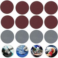 Lot de 100 disques abrasifs 75 mm pour ponceuse à papier de verre, grains 80/100/180/240/600/800/1000/2000/3000 von TRIMEC
