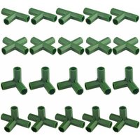 Rahmenverbinder für Gewächshaus und Garten, 11 mm, 20 Stück von TRIMEC
