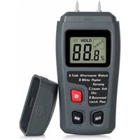 Misuratore di umidità portatile per legno, rilevatore di umidità per legno LCD Misuratore di umidità per legna da ardere e carta, von TRIMEC