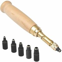 Outil de poinçonnage automatique du cuir, outil de poinçonnage des coutures du cuir, poinçonneuse automatique pour ceintures avec tête de marteau, von TRIMEC