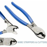 Pinza tagliacavi da 215 mm, ideale per tagliare cavi in rame, in von TRIMEC