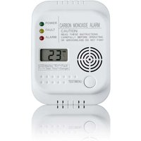 Rilevatore di monossido di carbonio, alimentato a batteria, rilevatore di gas con display e indicatore di temperatura von TRIMEC