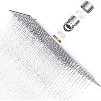 Soffione doccia Krobec Stronger, soffione doccia quadrato da 8 pollici in acciaio inox AISI304, getto a pioggia ultrasottile 20x20 cm, soffioni Soffione doccia Krobec Stronger, soffione doccia quadrato da 8 pollici in acciaio inox AISI304, getto a pioggia ultrasottile 20x20 cm, soffioni von TRIMEC