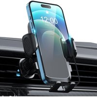 Supporto per telefono da auto per bocchetta dell'aria, girevole a 360°, supporto per telefono da auto con rilascio a un pulsante, compatibile con von TRIMEC