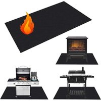 100 x 182 cm BBQ-Grillmatte, feuerfester Bodenbelag für den Außenbereich, wiederverwendbar, leicht zu reinigen, wasserdicht, für Feuerstelle im 100 x 182 cm BBQ-Grillmatte, feuerfester Bodenbelag für den Außenbereich, wiederverwendbar, leicht zu reinigen, wasserdicht, für Feuerstelle im von TRIMEC