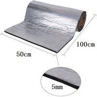 Tappetino fonoassorbente per auto, schiuma fonoassorbente da 10 mm, impermeabile, isolamento acustico e insonorizzazione, 50x200 cm von TRIMEC