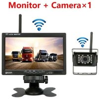 Telecamera di Retromarcia Wireless per Veicoli, Monitor LCD da 7" per Camion, Autobus, Camper, Rimorchio, Escavatore, 12V-24V, Impermeabile IP67, Telecamera di Retromarcia Wireless per Veicoli, Monitor LCD da 7" per Camion, Autobus, Camper, Rimorchio, Escavatore, 12V-24V, Impermeabile IP67, von TRIMEC