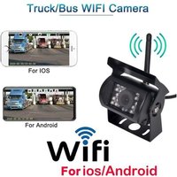 Telecamera di retromarcia wireless HD WIFI 12V-24V per camion, grandangolo 170 gradi, distanza di trasmissione 50 m, visione notturna, IP67 von TRIMEC