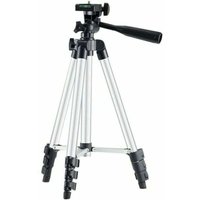 Treppiede telescopico per livella laser, laser a croce, laser rotante, laser a linee di costruzione, compatibile con Dewalt Makita, argento, pezzo von TRIMEC