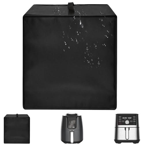 TRINENOX Luftfritteusen-Abdeckung für Ninja AF101 4QT, passend für Instant Pot Vortex 6QT XL und Chefman 4QT, strapazierfähig, hitze- und staubdicht, wasserdicht, 35 x 26 x 30 cm von TRINENOX
