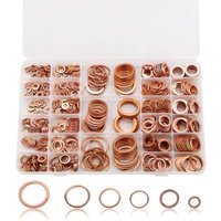 Trintion 568 Stücke Kupferringe Dichtringe Sortiment Set Kupferdichtringe Kupfer Unterlegscheiben Flach 30 Verschiedenen Größen Mit Aufbewahrungsbox Trintion 568 Stücke Kupferringe Dichtringe Sortiment Set Kupferdichtringe Kupfer Unterlegscheiben Flach 30 Verschiedenen Größen Mit Aufbewahrungsbox von TRINTION