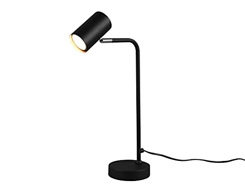 meineWunschleuchte Schreibtischlampe aus Metall in Schwarz matt mit schwenkbarem Spot, Höhe 45cm meineWunschleuchte Schreibtischlampe aus Metall in Schwarz matt mit schwenkbarem Spot, Höhe 45cm von meineWunschleuchte