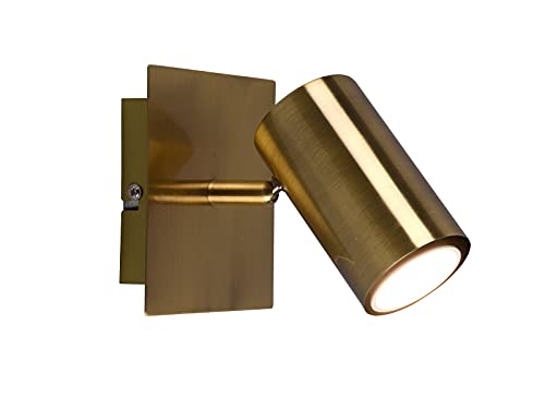 meineWunschleuchte Kleiner Wandstrahler 1-flammig aus Metall Altmessing, Höhe 15cm meineWunschleuchte Kleiner Wandstrahler 1-flammig aus Metall Altmessing, Höhe 15cm von meineWunschleuchte