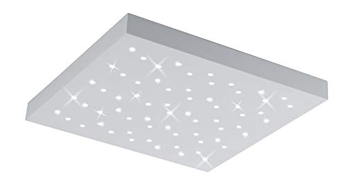 Trio Leuchten LED Deckenleuchte Titus 676615031, Metall / Aluminium, 22 Watt, Helligkeit und Lichtfarbe einstellbar, Weiß, 50x50cm von TRIO LIGHTING FOR YOU