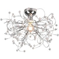 Ausgefallene Deckenleuchte GLORIA Chrom mit Acryl Kristall Ø 52cm Ausgefallene Deckenleuchte GLORIA Chrom mit Acryl Kristall Ø 52cm von TRIO LIGHTING
