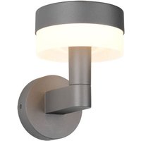 Außenleuchte Wandlampe Fassadenlampe LED Gartenlampe Alu anthrazit H 22,5 cm von TRIO LIGHTING