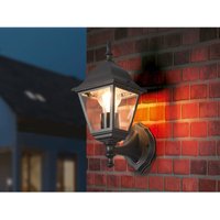 Außenwandleuchte livenza Laterne stehend, Aluminium Schwarz Höhe 34cm von TRIO LIGHTING