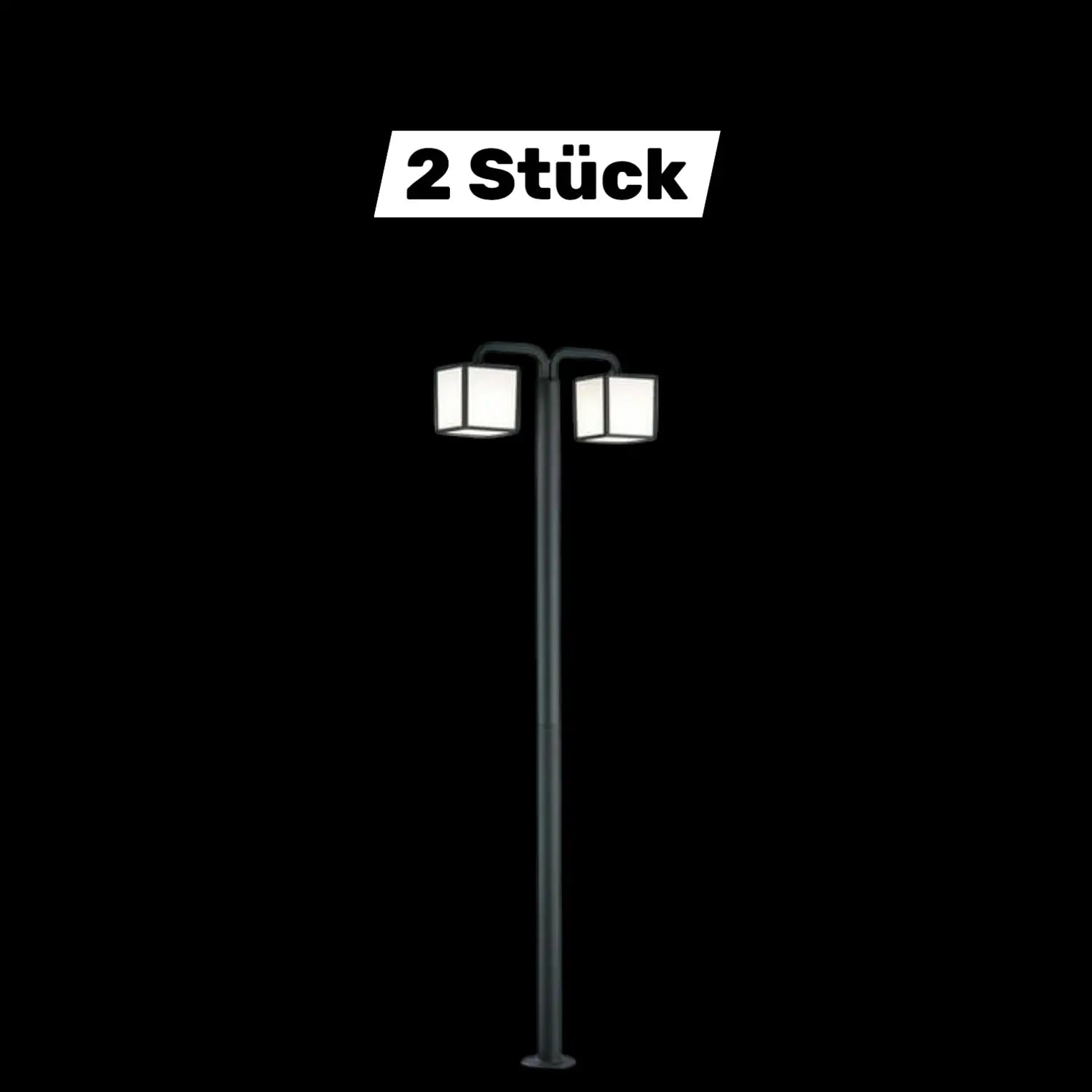 B-Ware Trio Lighting Led Mastleuchte Cubango Mit 2 Würfel Schirmen Laterne 2 Stück B-Ware Trio Lighting Led Mastleuchte Cubango Mit 2 Würfel Schirmen Laterne 2 Stück von TRIO LIGHTING