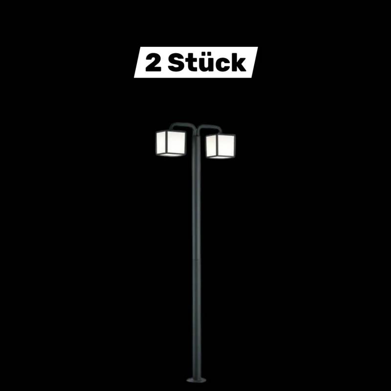 B-Ware Trio Lighting Led Mastleuchte Cubango Mit 2 Würfel Schirmen Laterne 2 Stück B-Ware Trio Lighting Led Mastleuchte Cubango Mit 2 Würfel Schirmen Laterne 2 Stück von TRIO LIGHTING
