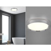Trio Lighting - led Deckenleuchte clarimo in Silber Chrom IP44 Badlampe, ø 33cm Trio Lighting - led Deckenleuchte clarimo in Silber Chrom IP44 Badlampe, ø 33cm von TRIO LIGHTING