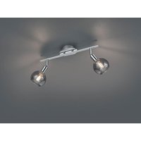 Trio Lighting - Deckenstrahler brest 2-flammig Chrom mit Rauchglas, Breite 40cm Trio Lighting - Deckenstrahler brest 2-flammig Chrom mit Rauchglas, Breite 40cm von TRIO LIGHTING