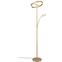 [GEBRAUCHT] B-Ware Willis Led Stehlampe Lampe Stehlampe Gold Höhe 180 Cm Metall Cct Dimmer von TRIO LIGHTING