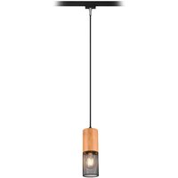 Trio Lighting - gebraucht] Pendelleuchte Tosh Du Oline Mit Holzdetail Deckenlampe Lampe Spot B-Ware von TRIO LIGHTING