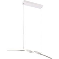 Hängeleuchte LED Wohnzimmer Deckenlampe Metall weiß matt höhenverstellbar H150cm Hängeleuchte LED Wohnzimmer Deckenlampe Metall weiß matt höhenverstellbar H150cm von TRIO LIGHTING