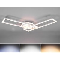 LED Deckenleuchte TWISTER Weiß dimmbar, Lichtfarbe einstellbar, Breite 90cm LED Deckenleuchte TWISTER Weiß dimmbar, Lichtfarbe einstellbar, Breite 90cm von TRIO LIGHTING