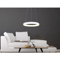 LED Pendelleuchte CARDONA groß Weiß, dimmbar & 3 Lichtfarben, Ø 62cm von TRIO LIGHTING