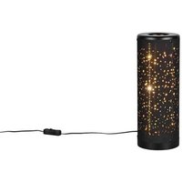 LED Tischleuchte Nachttischlampe Leselampe Metall Schwarz Lochmuster H 34,5 cm LED Tischleuchte Nachttischlampe Leselampe Metall Schwarz Lochmuster H 34,5 cm von TRIO LIGHTING