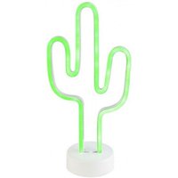 Reality Leuchten - Deko led Tischleuchte cactus Batterie- oder usb betrieben, Höhe 29cm von REALITY LEUCHTEN