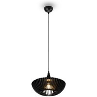 [NEUWERTIG] B-Ware Trio Lighting Hängelampe Colino Aus Holzlamellen Schwarz Deckenlampe Lampe Spot von TRIO LIGHTING
