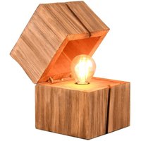 [NEUWERTIG] Trio Lighting Tischleuchte Treasure Naturbelassen Holz Aufklappbar Lampe Leuchte B-Ware von TRIO LIGHTING