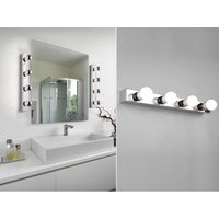 Trio Lighting - Retro Badezimmer Wandleuchte theatro in Chrom 55cm - Spiegelleuchte von TRIO LIGHTING